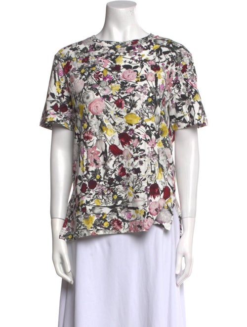 Erdem Floral Print Scoop Neck T-Shirt