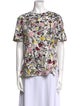 Erdem Floral Print Scoop Neck T-Shirt