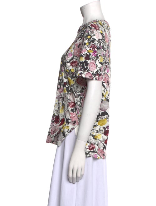Erdem Floral Print Scoop Neck T-Shirt