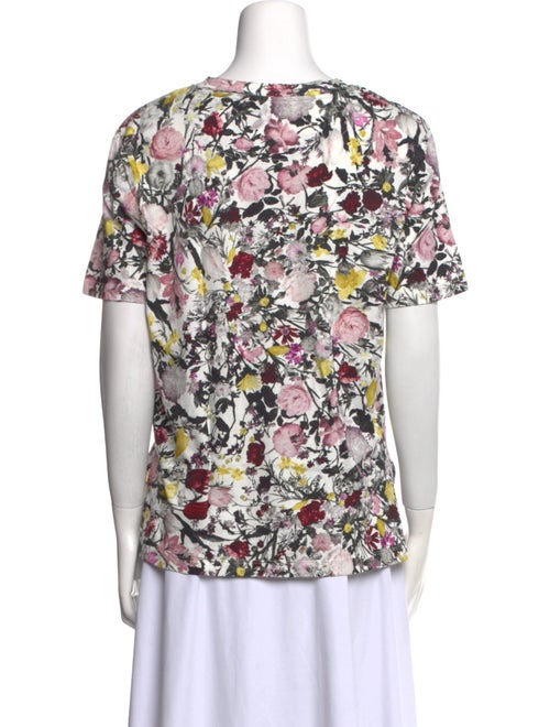 Erdem Floral Print Scoop Neck T-Shirt