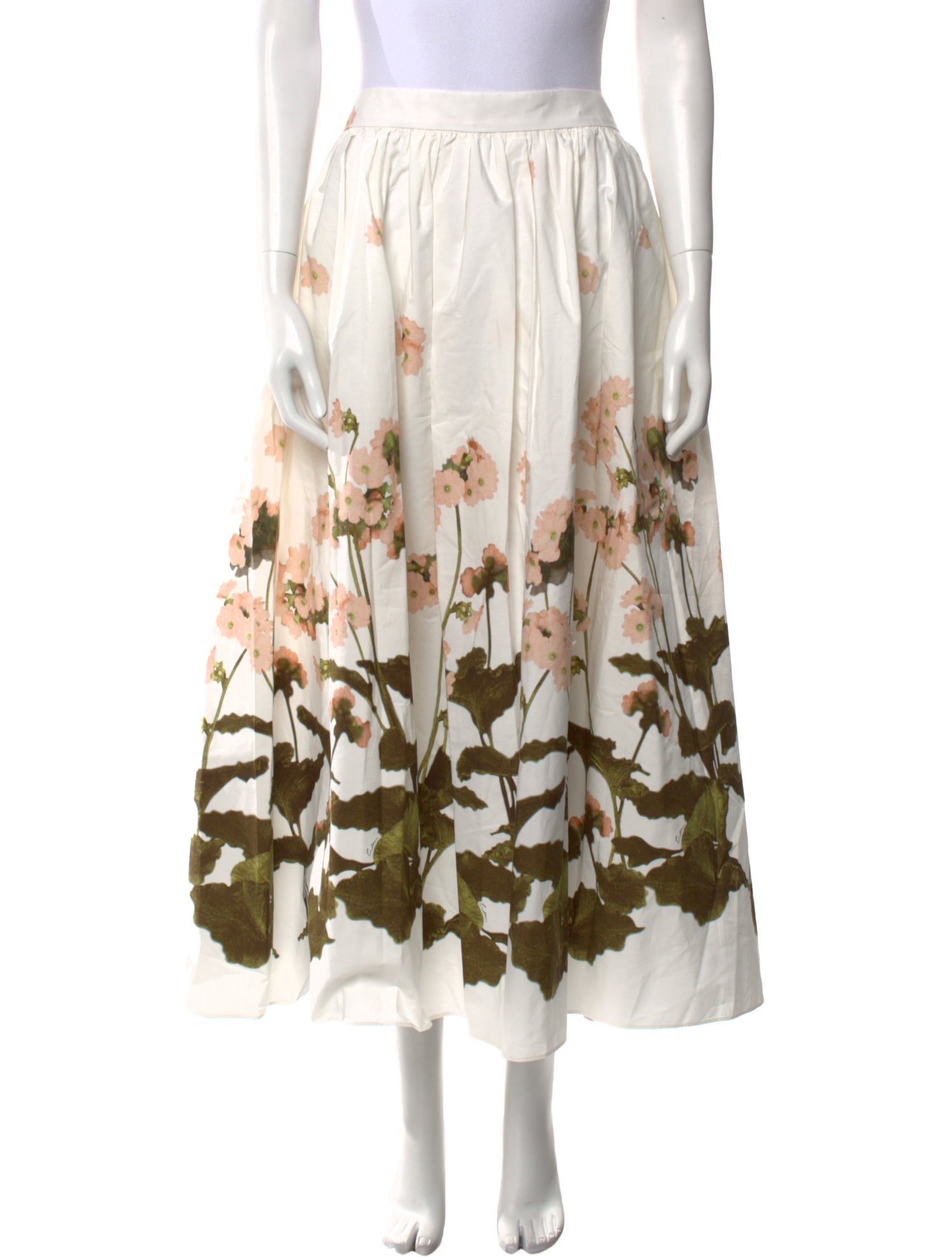 Erdem Floral Print Midi Length Skirt w/ Tags