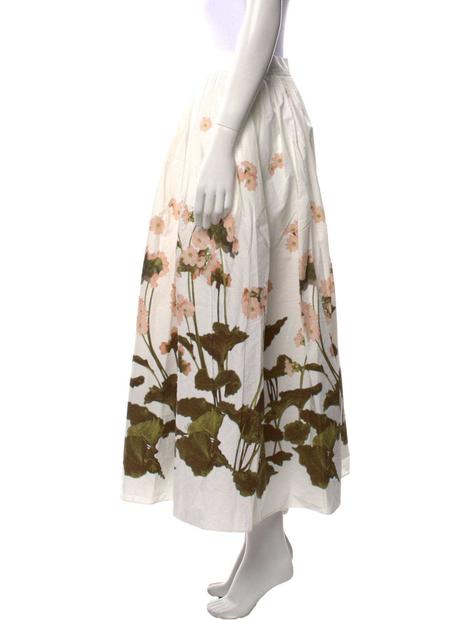 Erdem Floral Print Midi Length Skirt w/ Tags