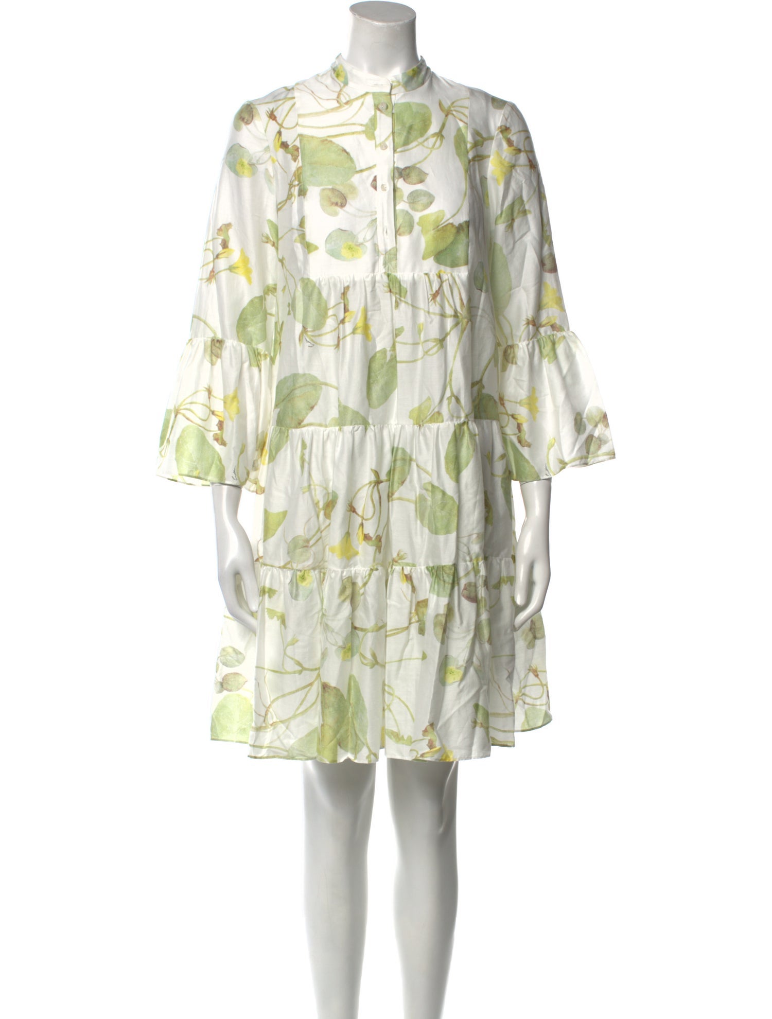 Erdem Floral Print Mini Dress