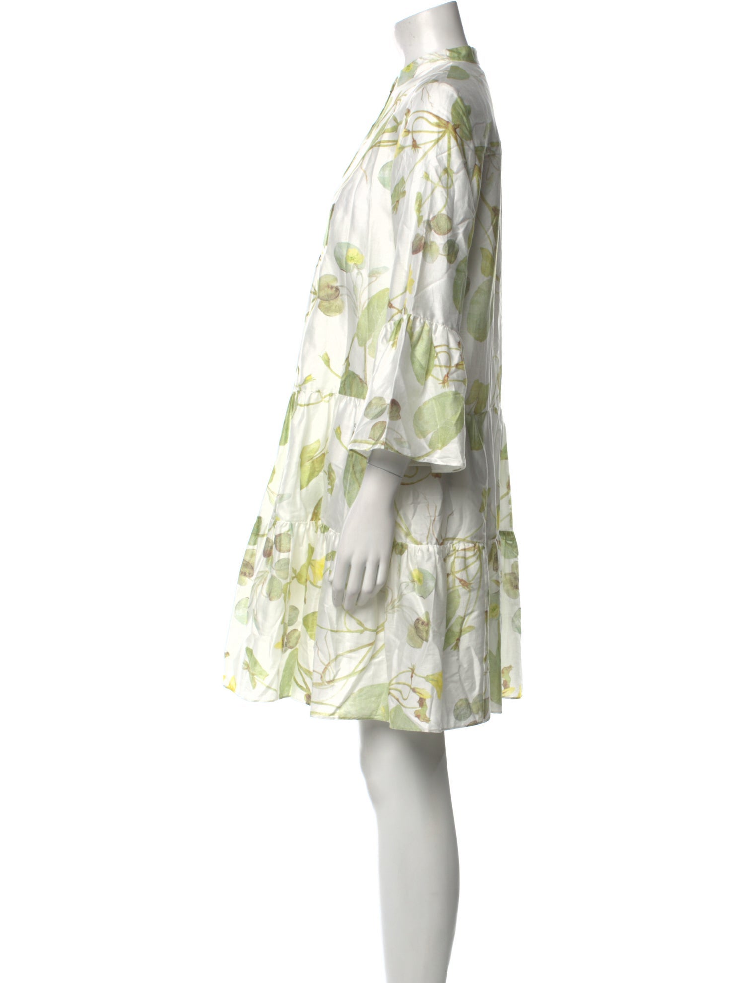 Erdem Floral Print Mini Dress