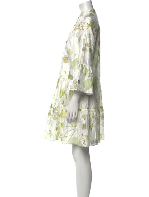 Erdem Floral Print Mini Dress