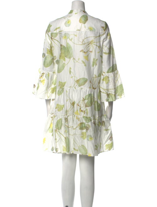 Erdem Floral Print Mini Dress