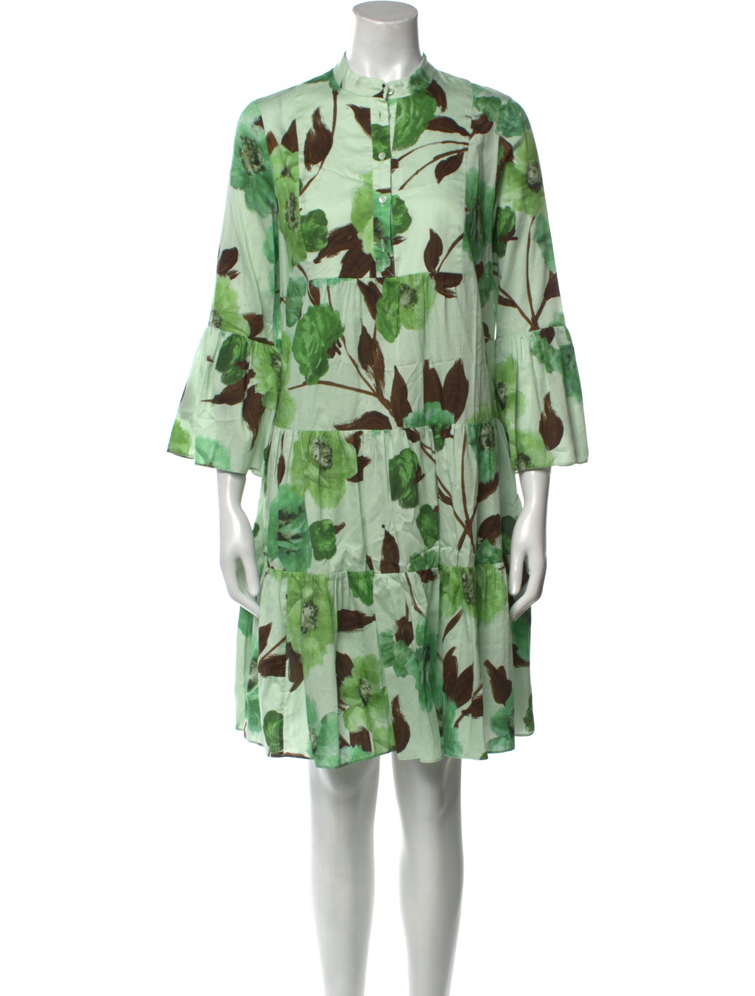 Erdem Floral Print Mini Dress