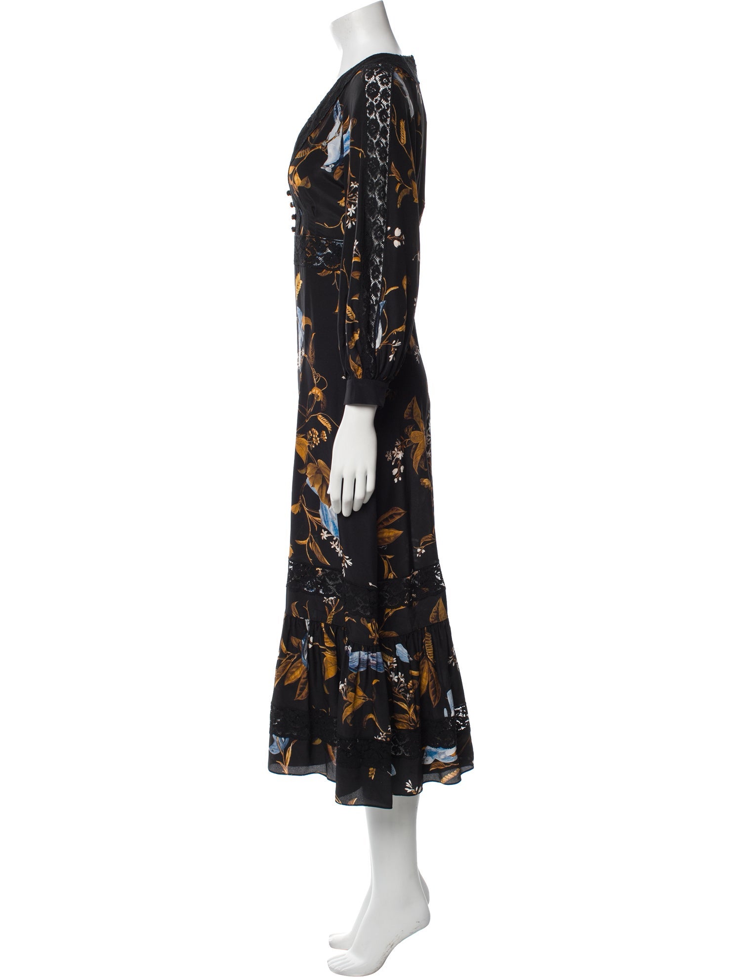 Erdem Silk Long Dress