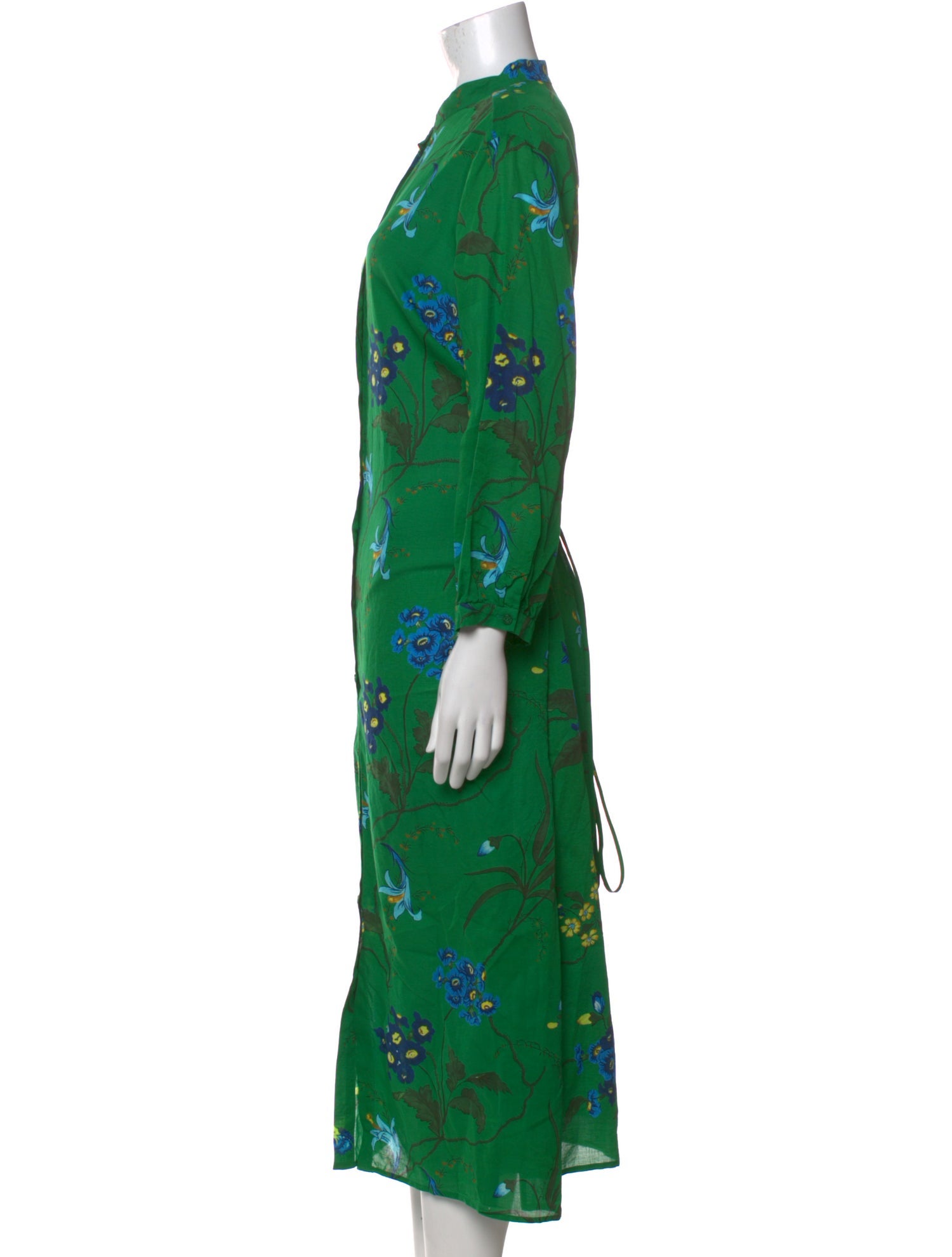Erdem Floral Print Midi Length Dress