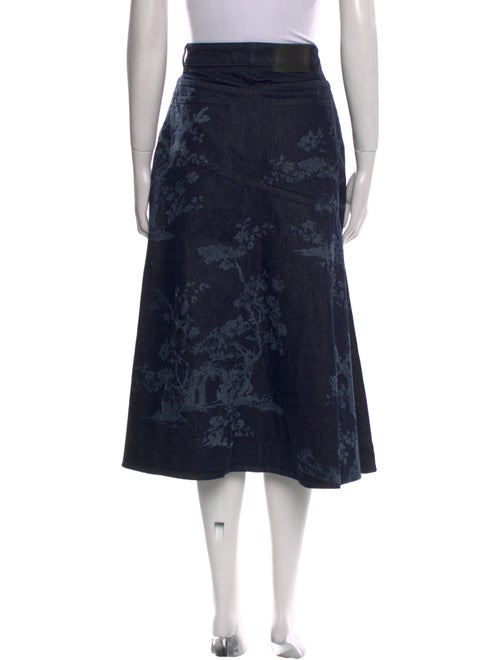 Erdem Floral Print Midi Length Skirt