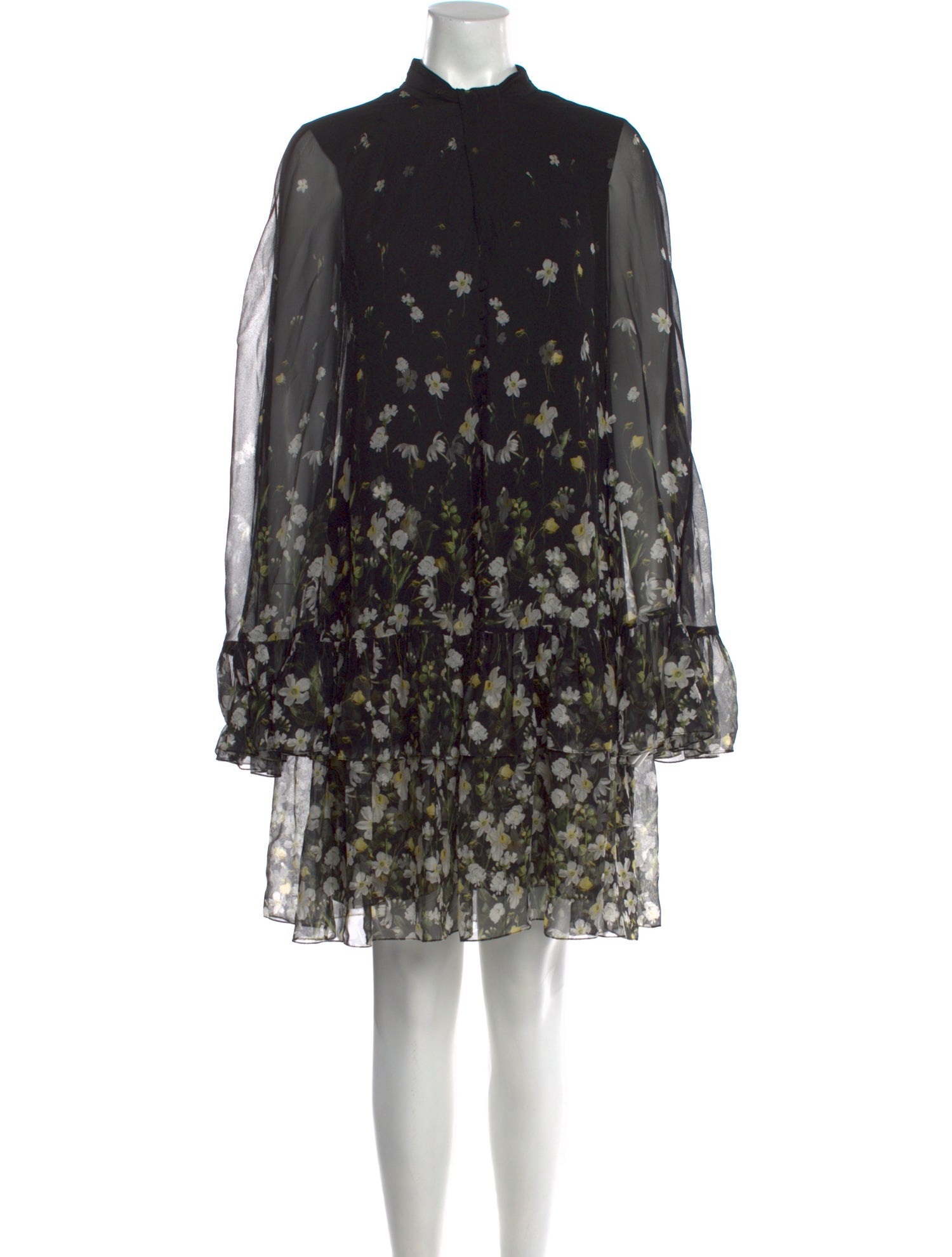 Erdem Silk Knee-Length Dress
