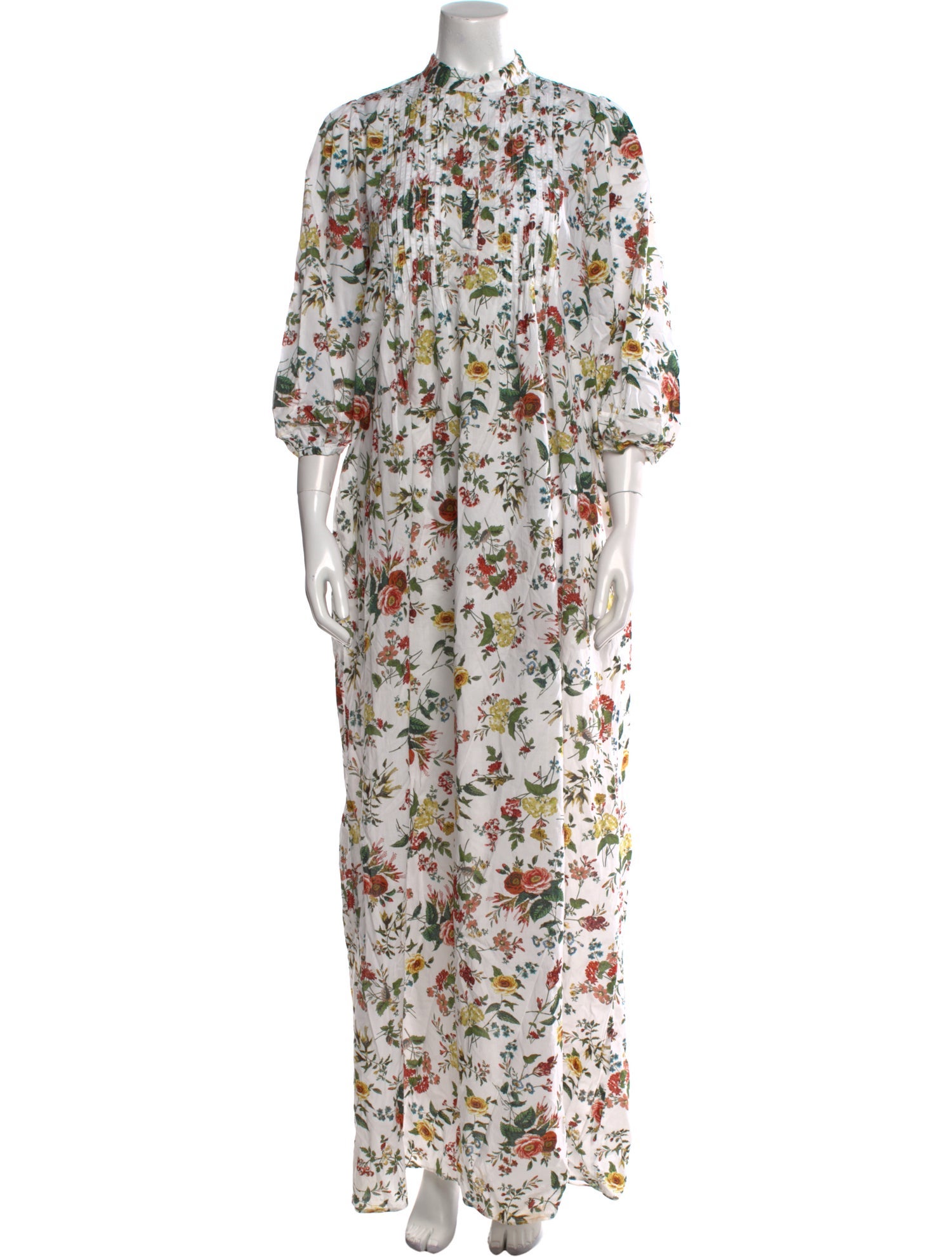 Erdem Floral Print Long Dress