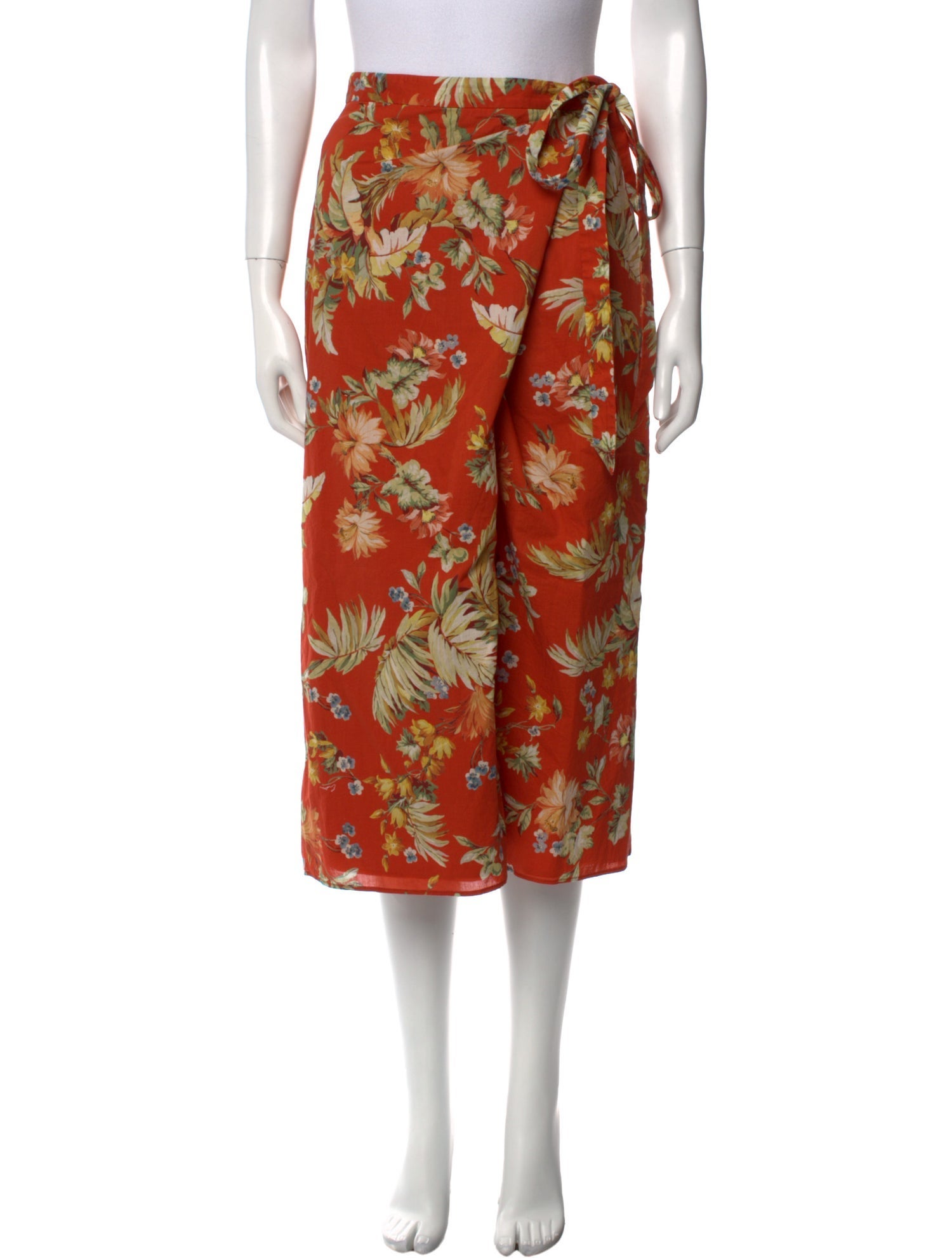 Erdem Floral Print Midi Length Skirt