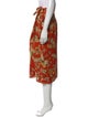 Erdem Floral Print Midi Length Skirt