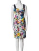 Erdem Floral Print Knee-Length Dress
