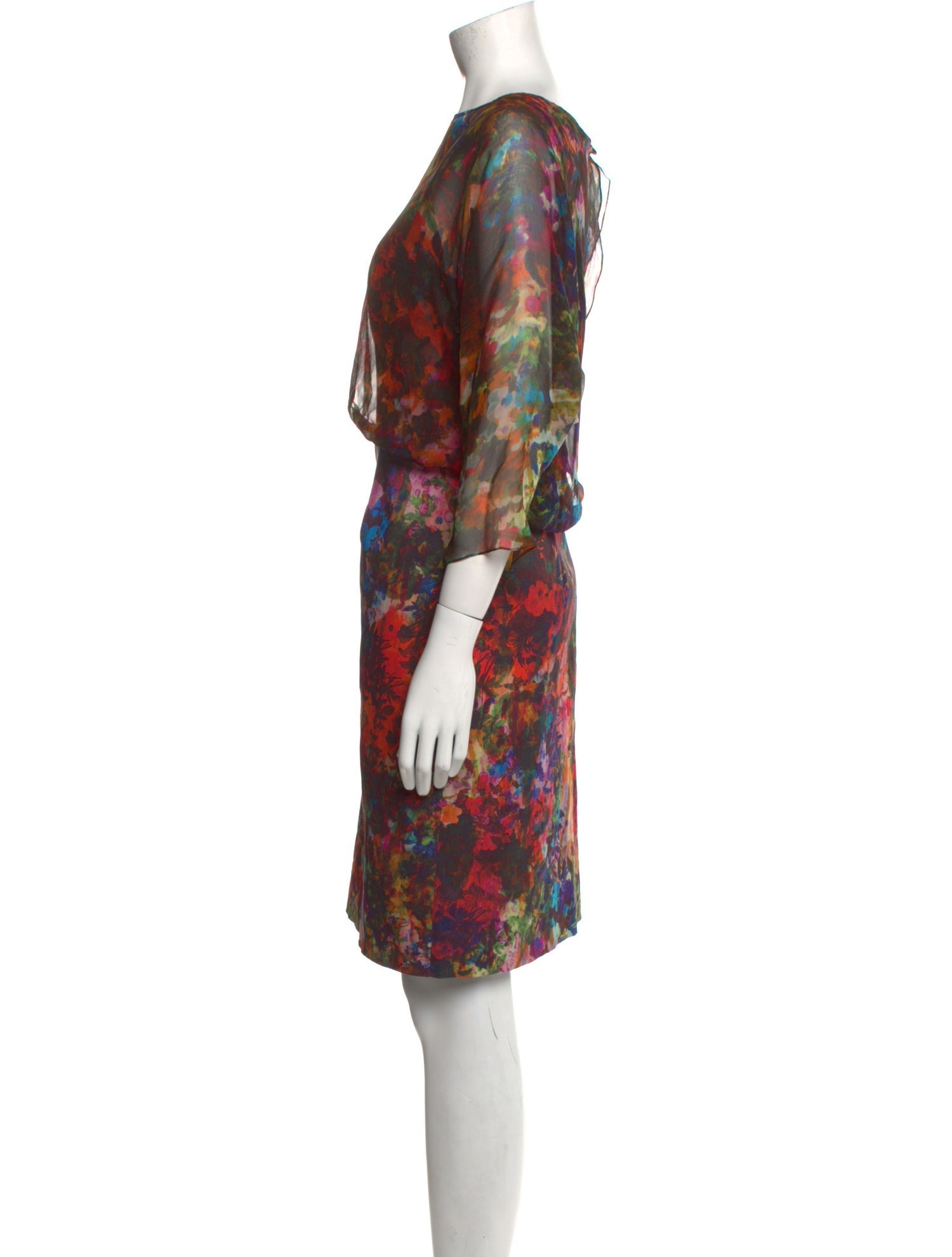 Erdem Floral Print Knee-Length Dress w/ Tags