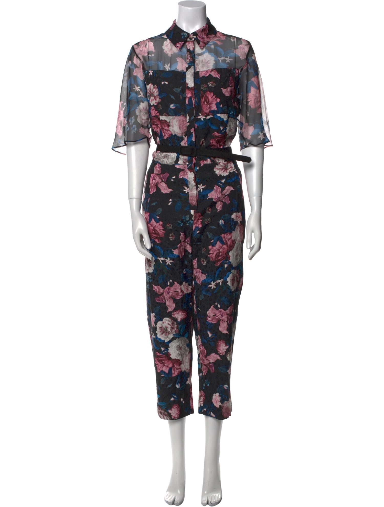 Erdem Floral Print Jumpsuit