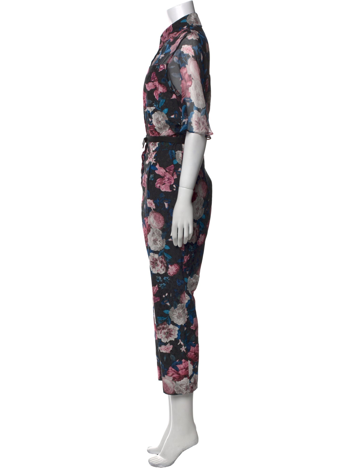 Erdem Floral Print Jumpsuit