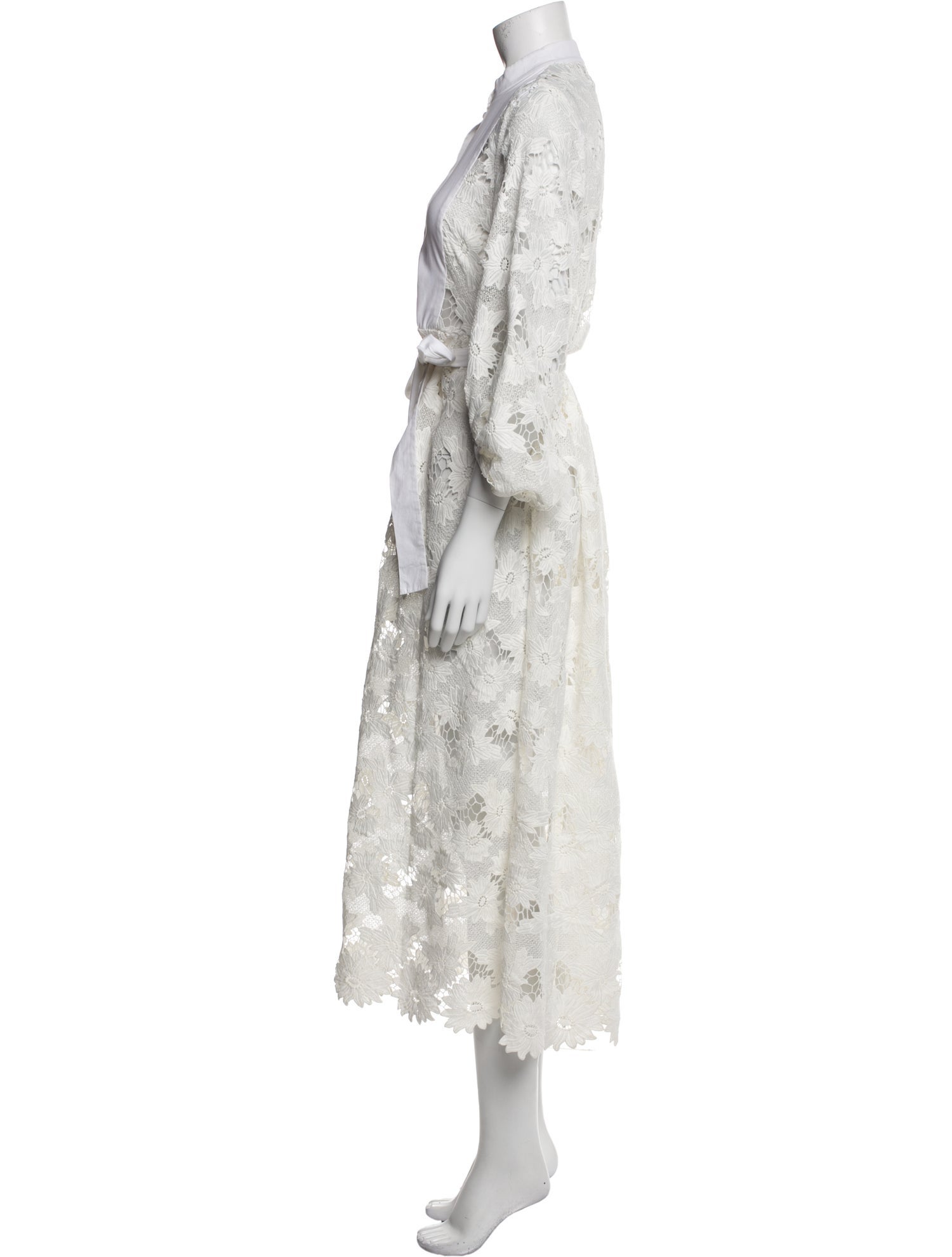 Erdem Lace Pattern Long Dress