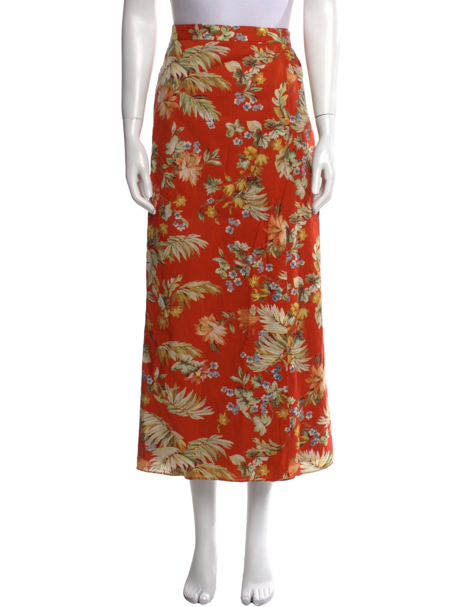 Erdem Floral Print Midi Length Skirt