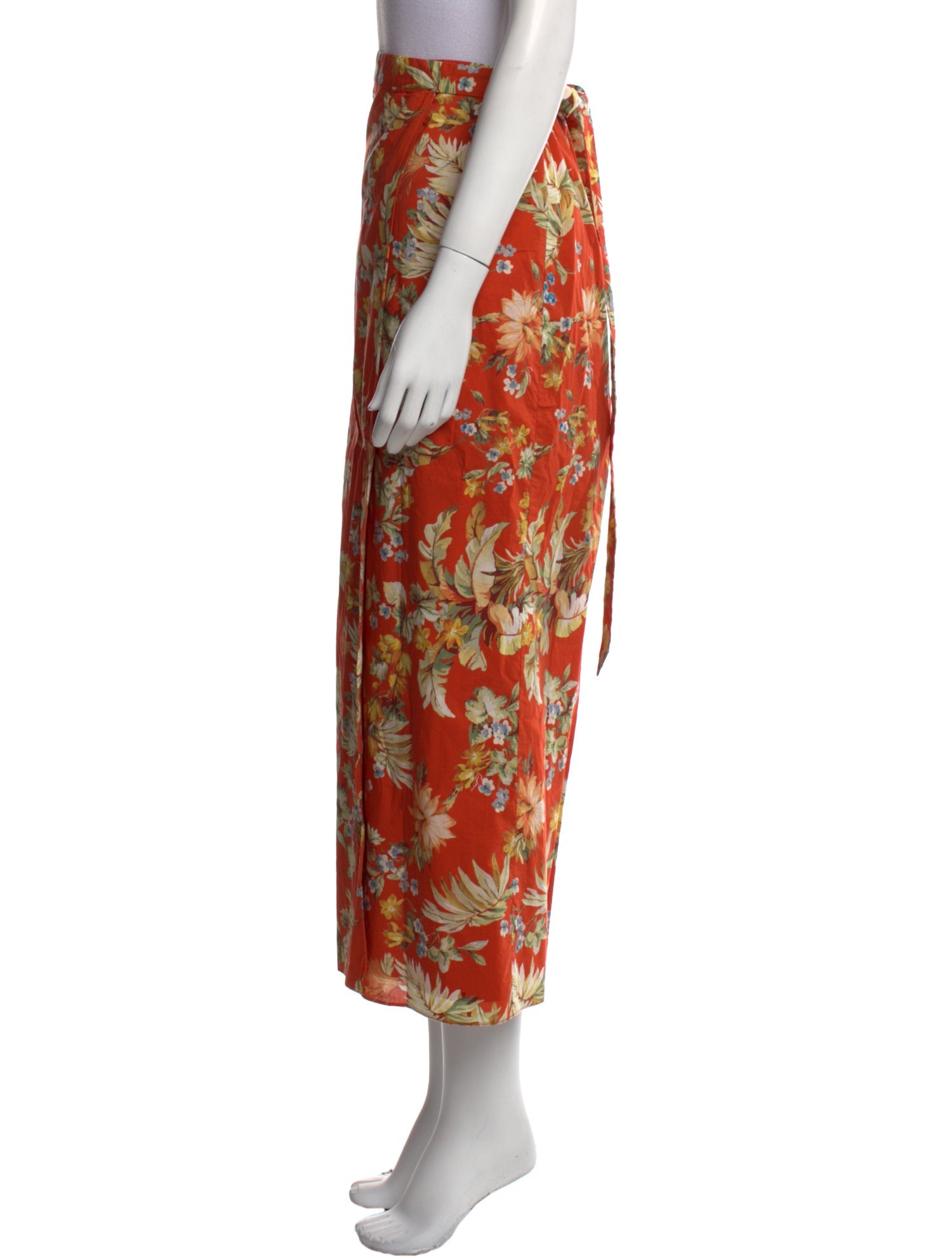 Erdem Floral Print Midi Length Skirt