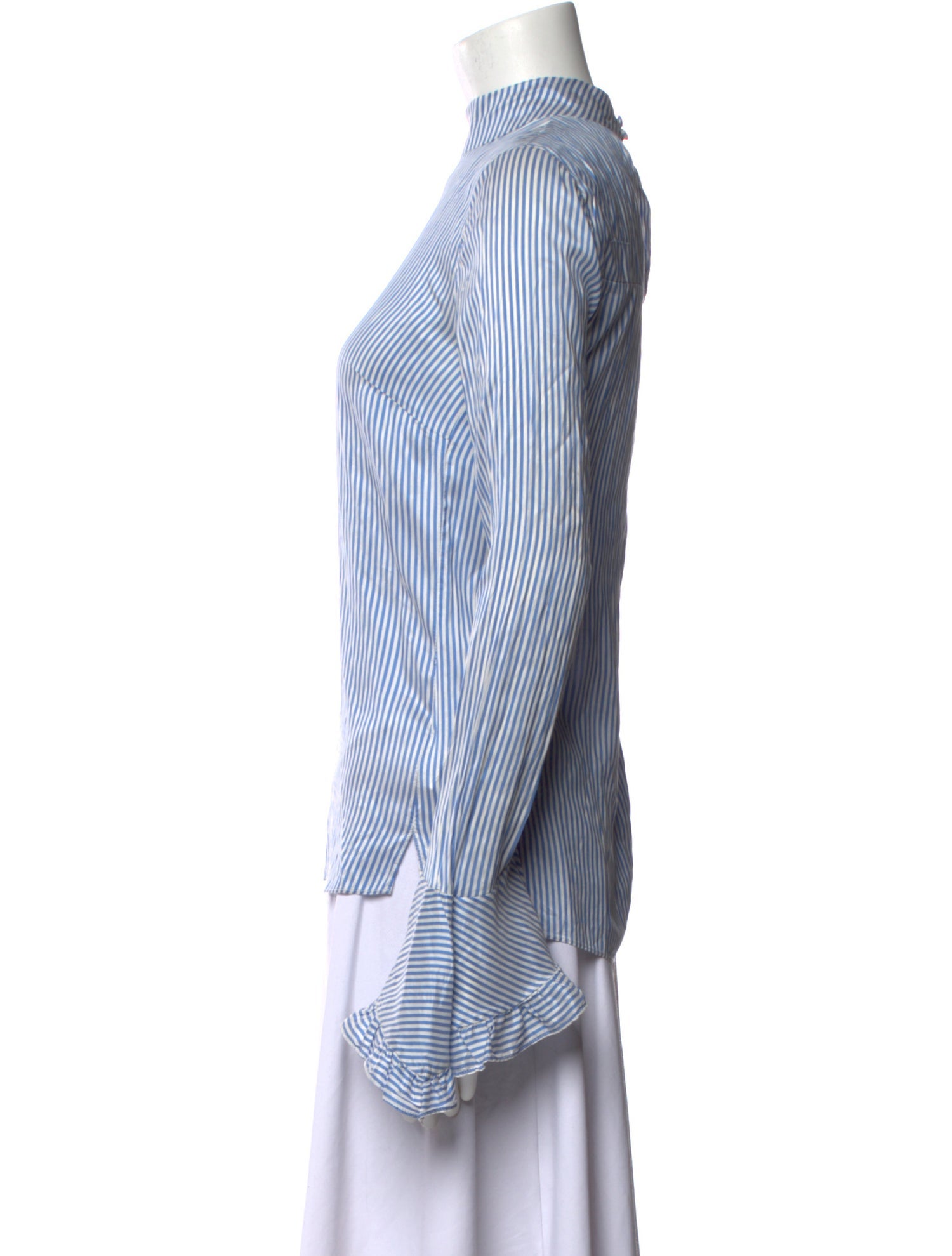 Erdem Silk Striped Blouse