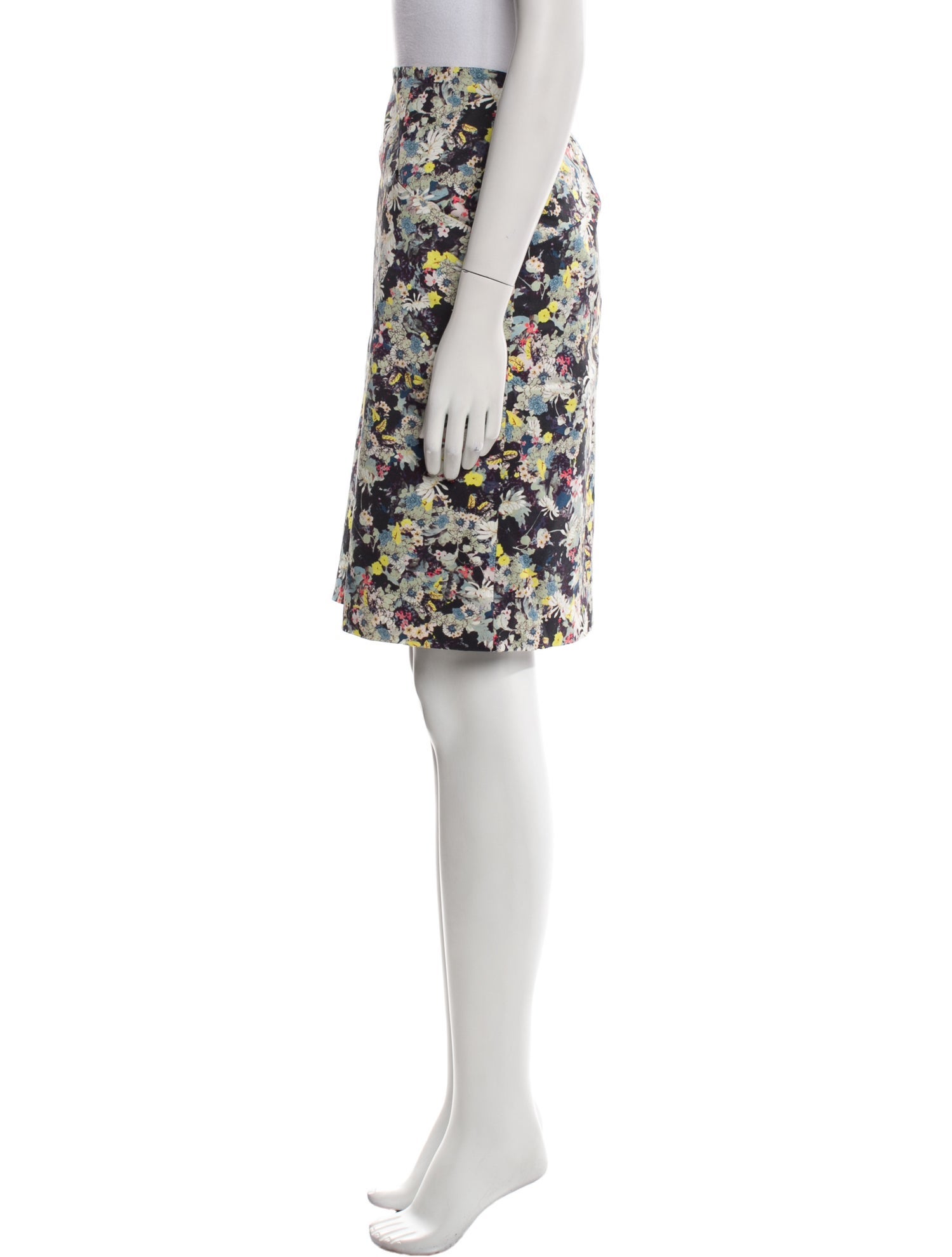 Erdem Floral Print Knee-Length Skirt
