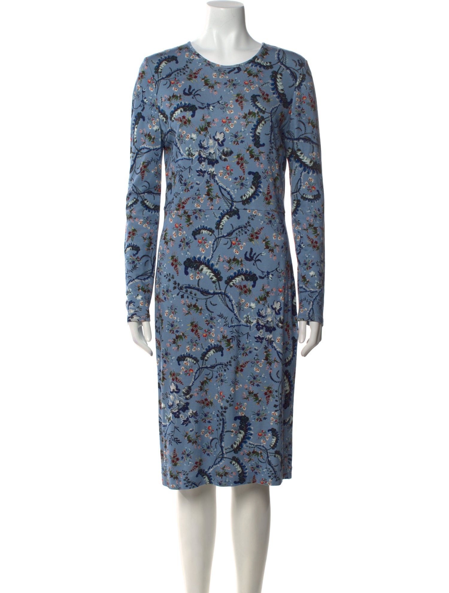 Erdem Floral Print Midi Length Dress