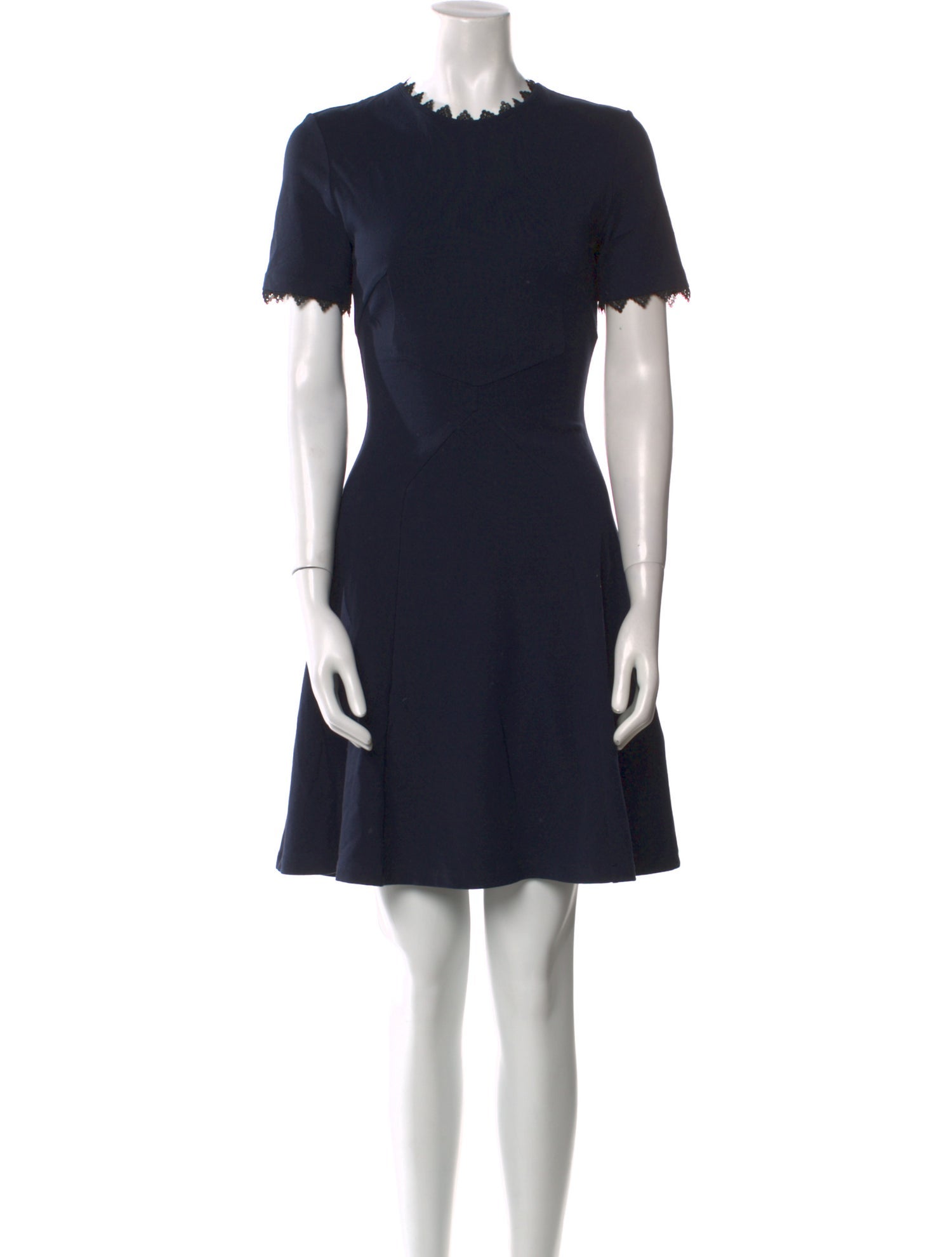 Erdem Crew Neck Mini Dress