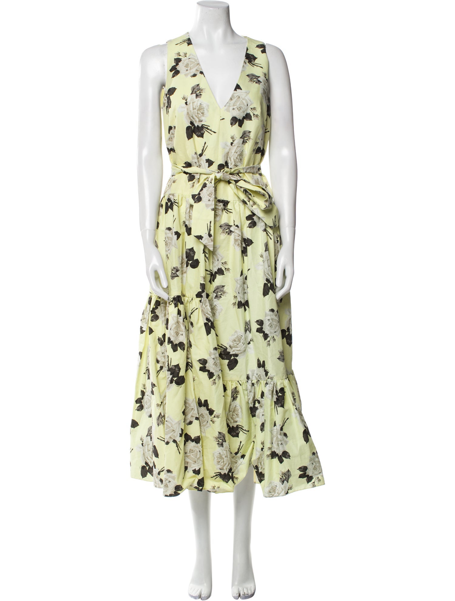 Erdem Floral Print Long Dress