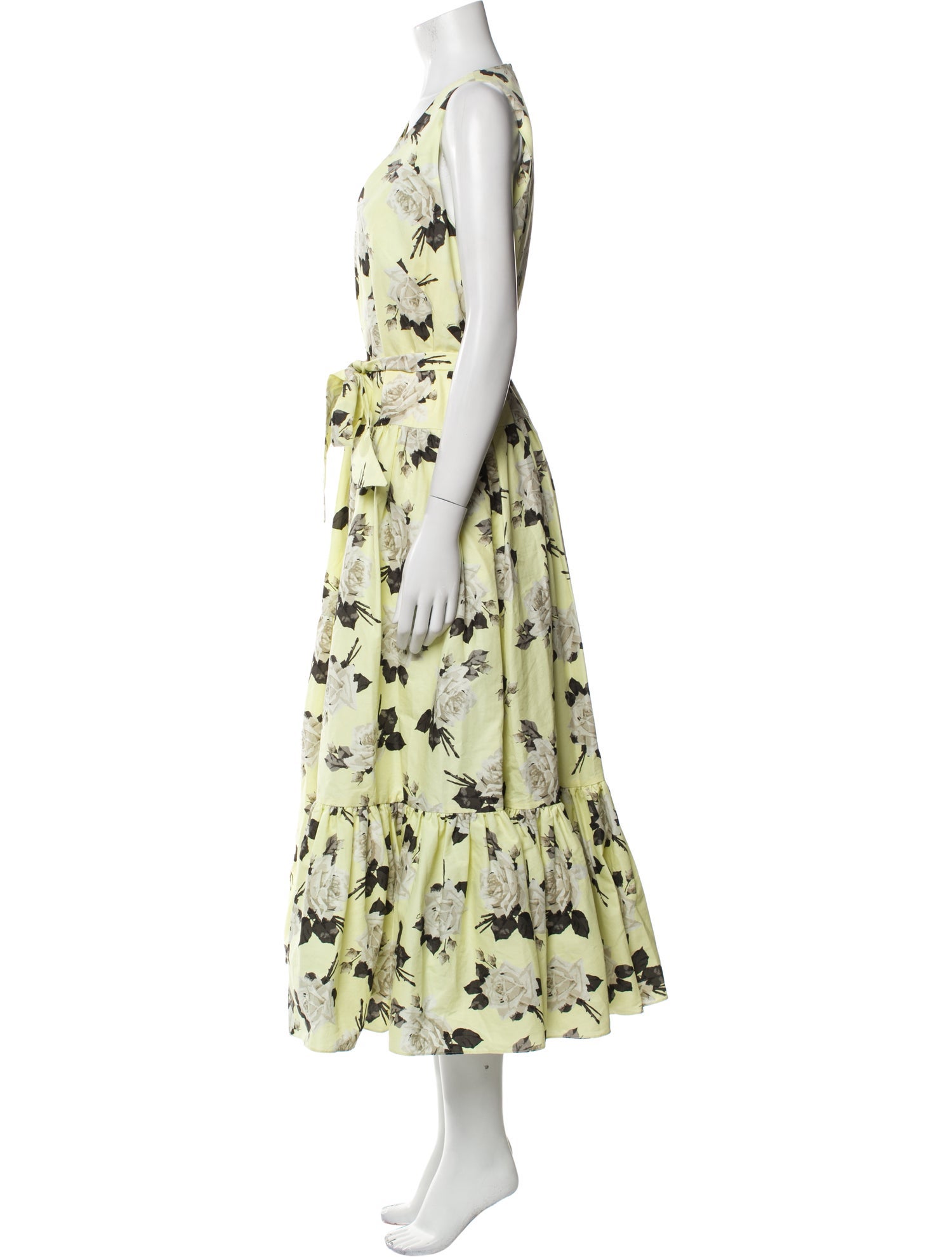 Erdem Floral Print Long Dress