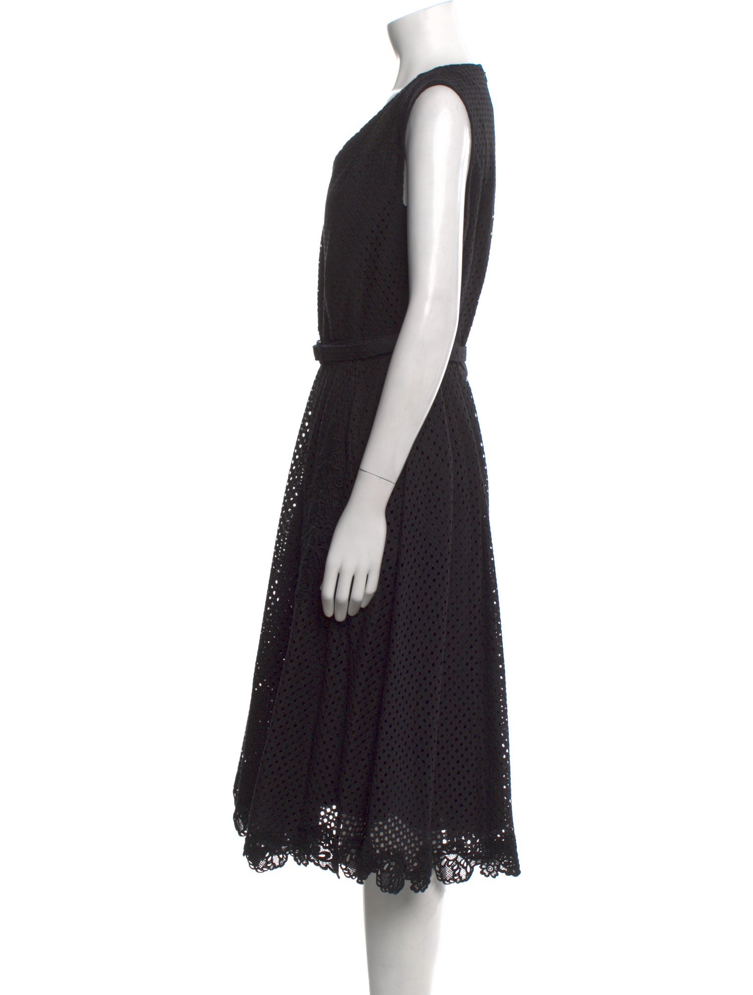 Erdem V-Neck Midi Length Dress