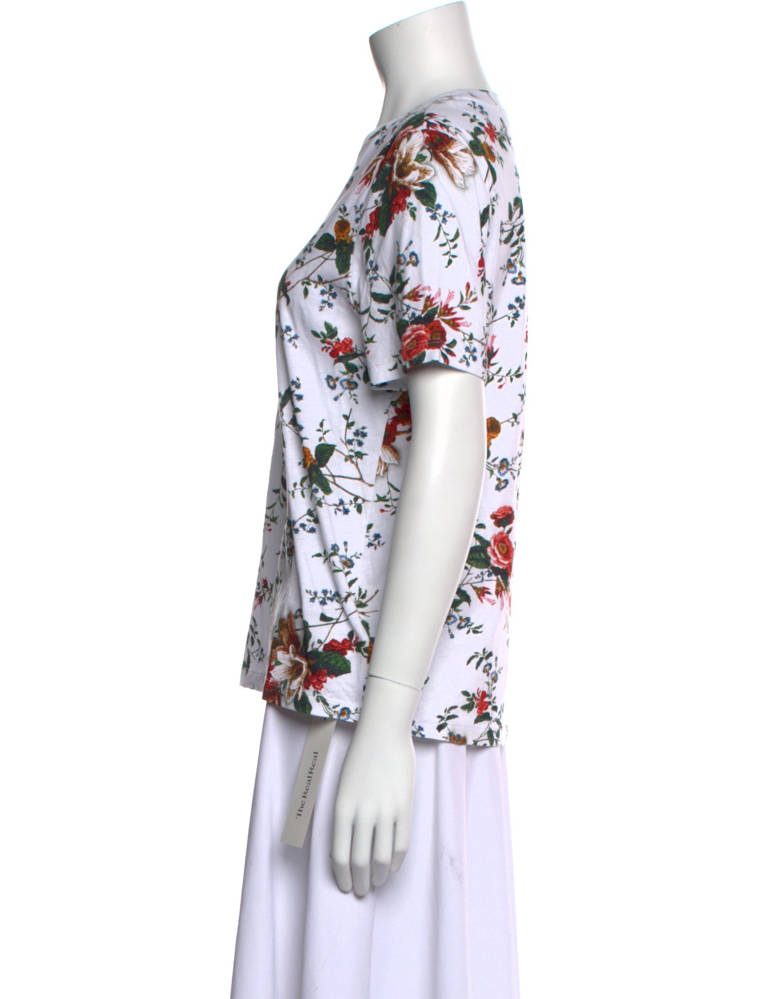 Erdem Floral Print Crew Neck T-Shirt