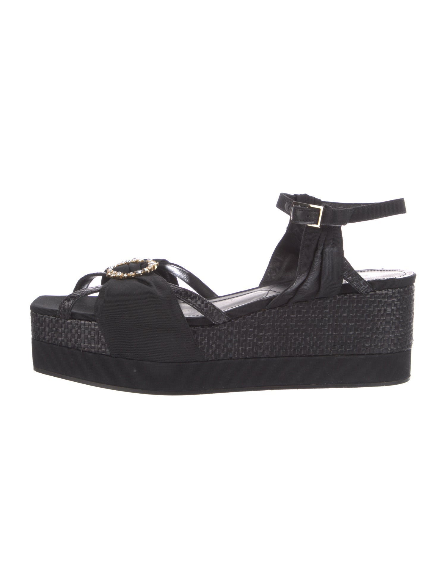 Erdem Leather Espadrilles