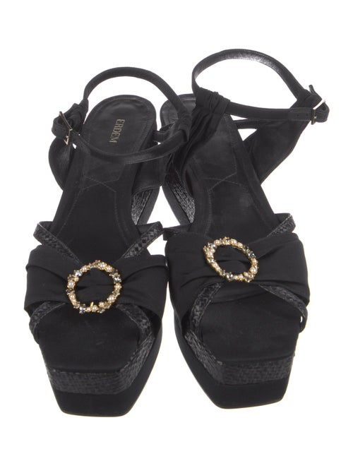 Erdem Leather Espadrilles