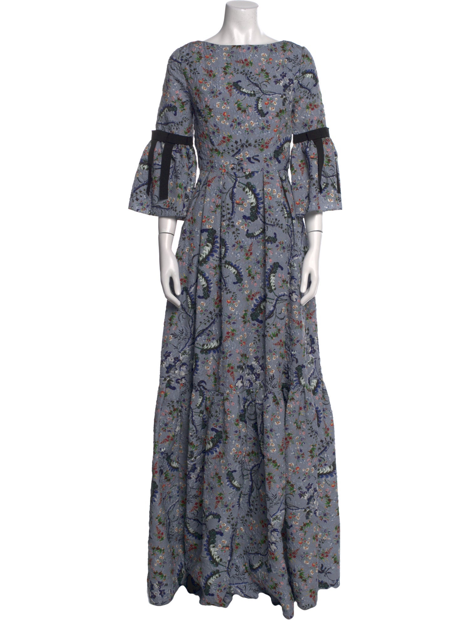 Erdem Floral Print Long Dress