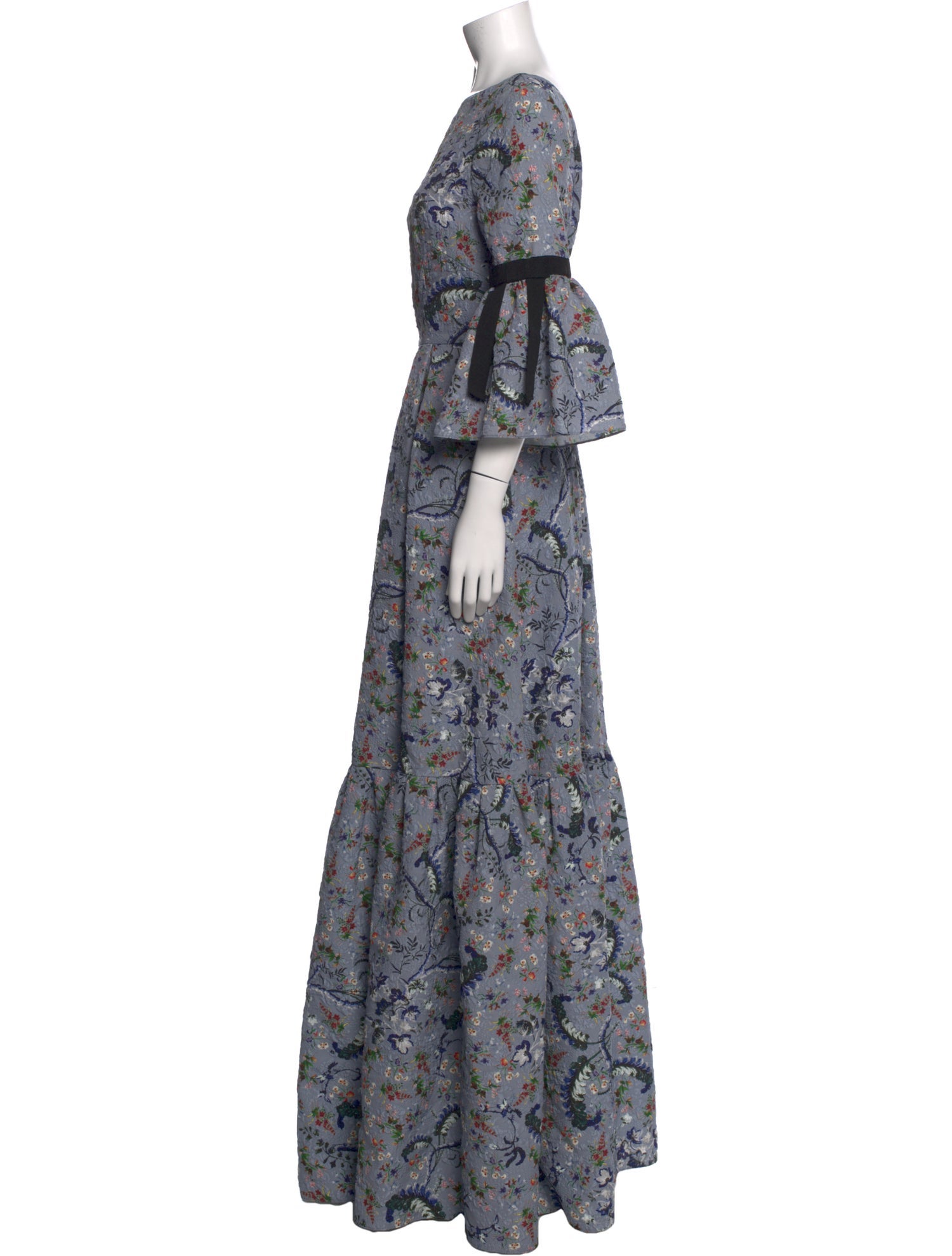 Erdem Floral Print Long Dress