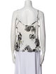 Erdem Silk Floral Print Top