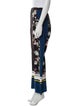 Erdem Floral Print Straight Leg Pants