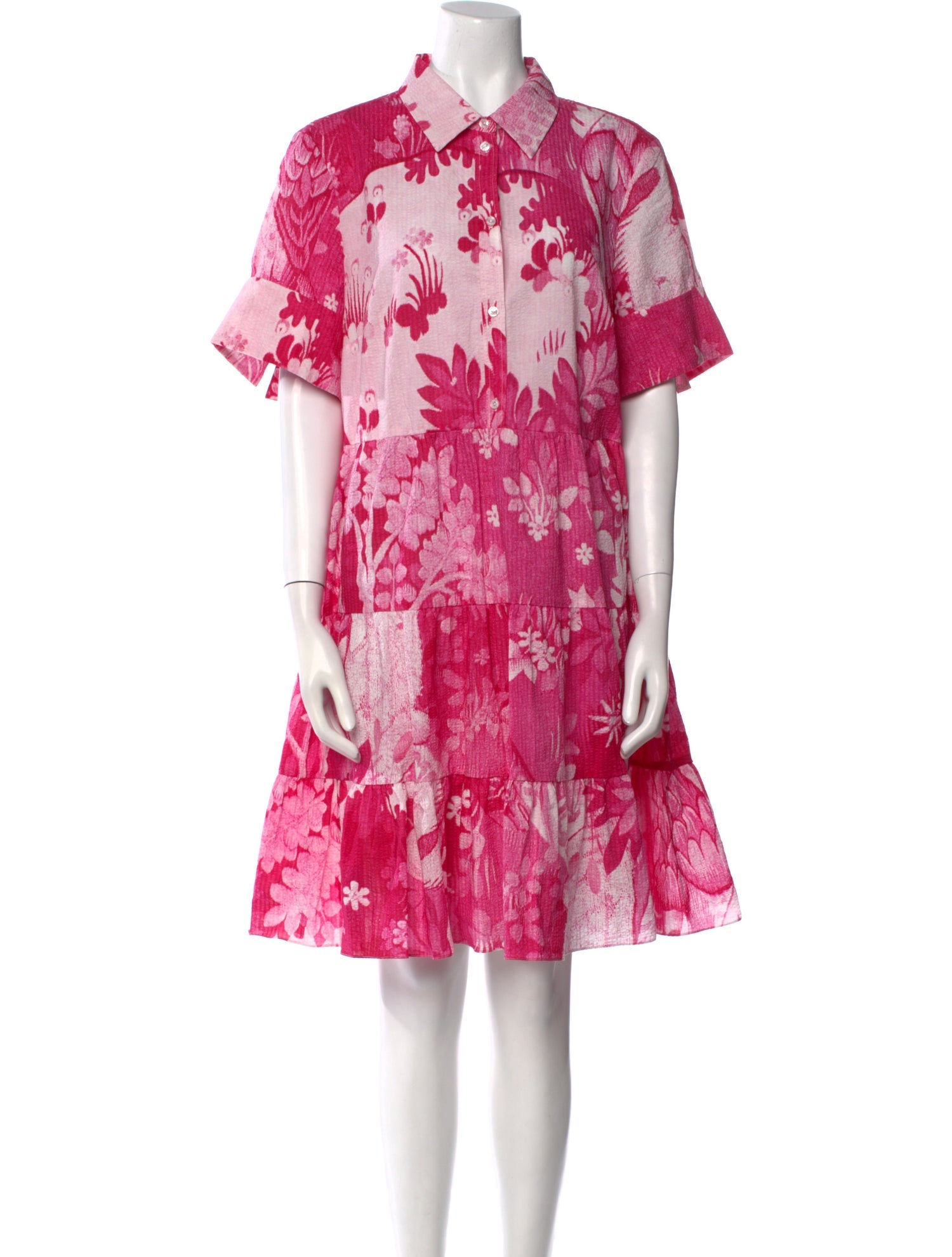 Erdem Floral Print Mini Dress