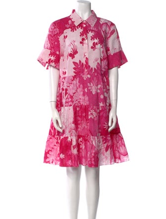 Erdem Floral Print Mini Dress