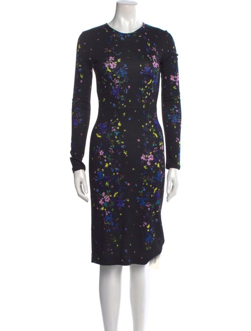 Erdem Floral Print Knee-Length Dress
