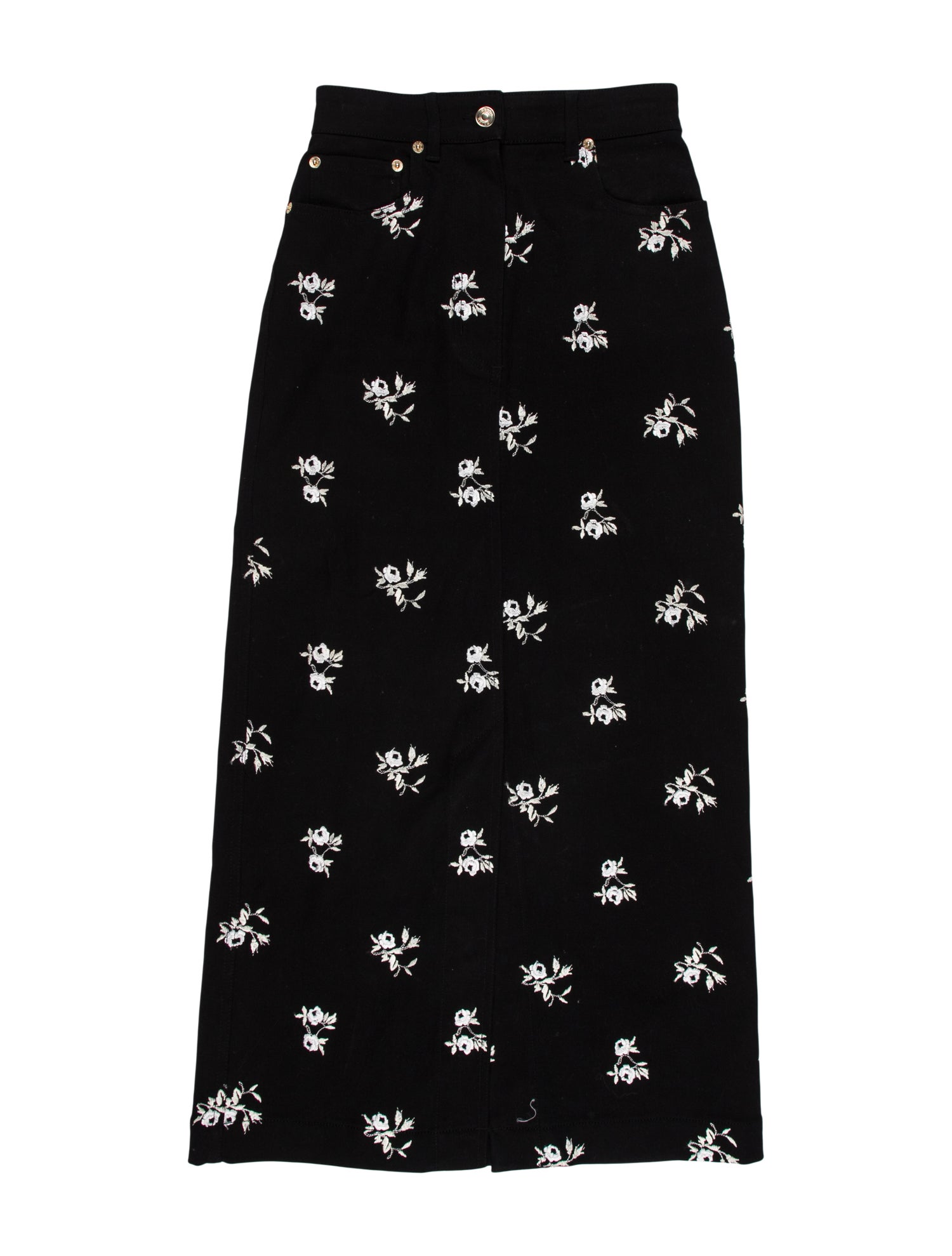 Erdem Floral Print Midi Length Skirt