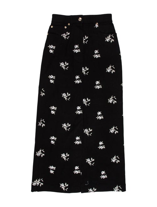 Erdem Floral Print Midi Length Skirt