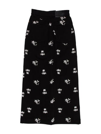Erdem Floral Print Midi Length Skirt