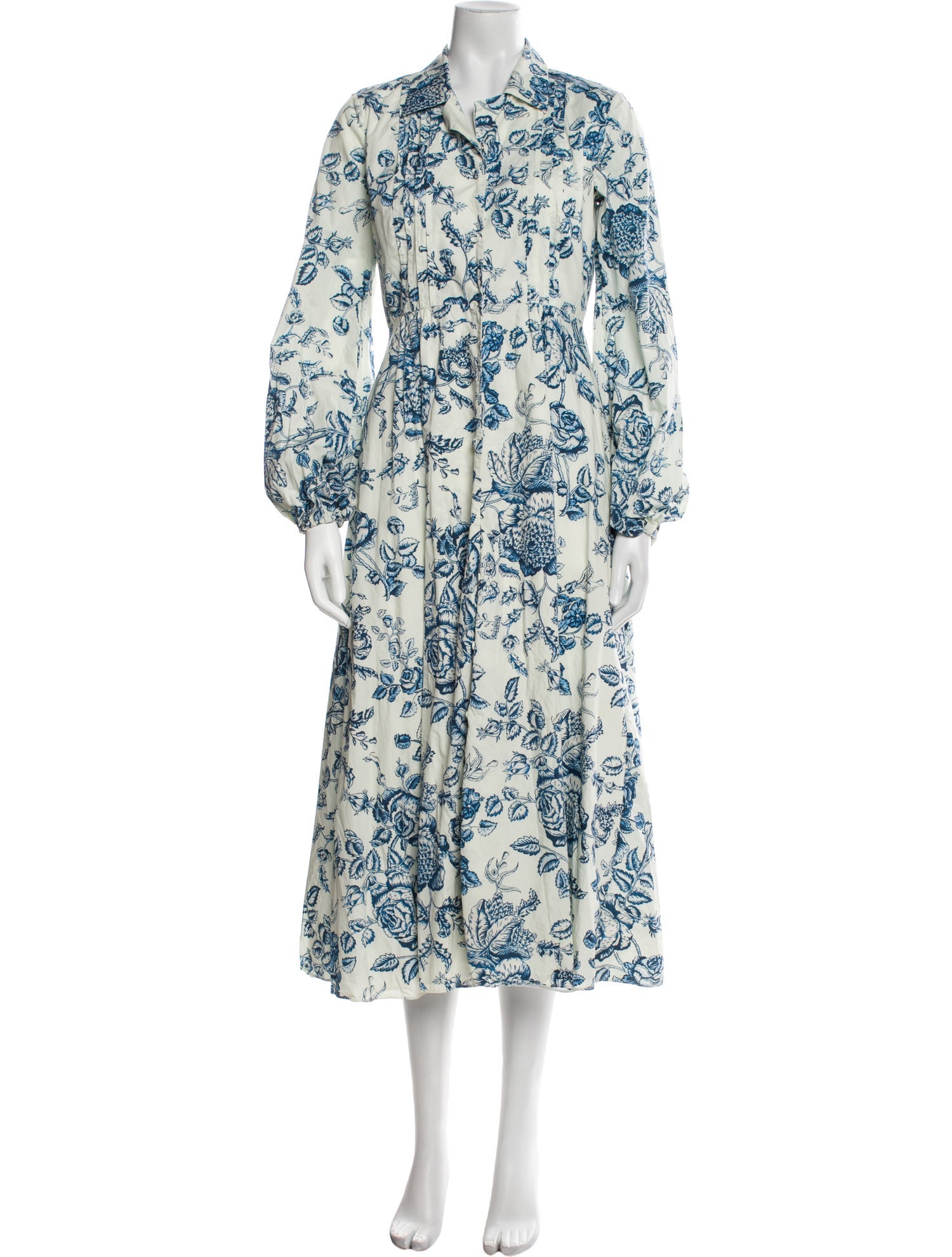 Erdem Floral Print Long Dress