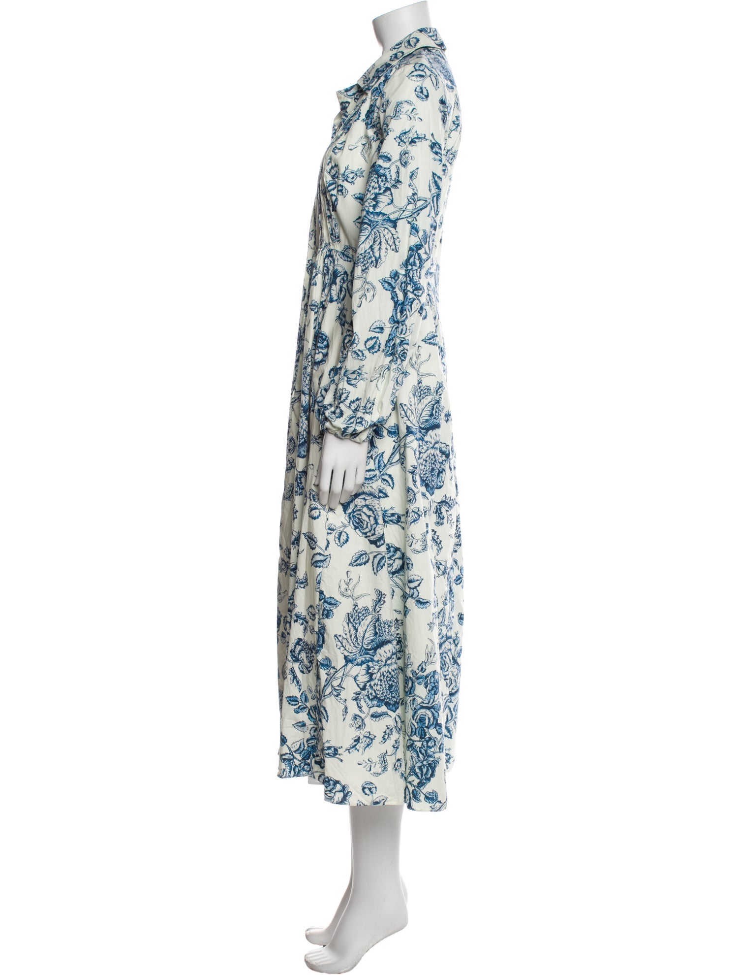 Erdem Floral Print Long Dress