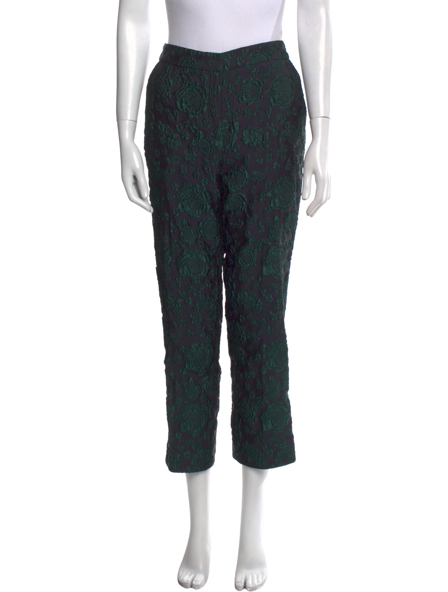 Erdem Printed Straight Leg Pants