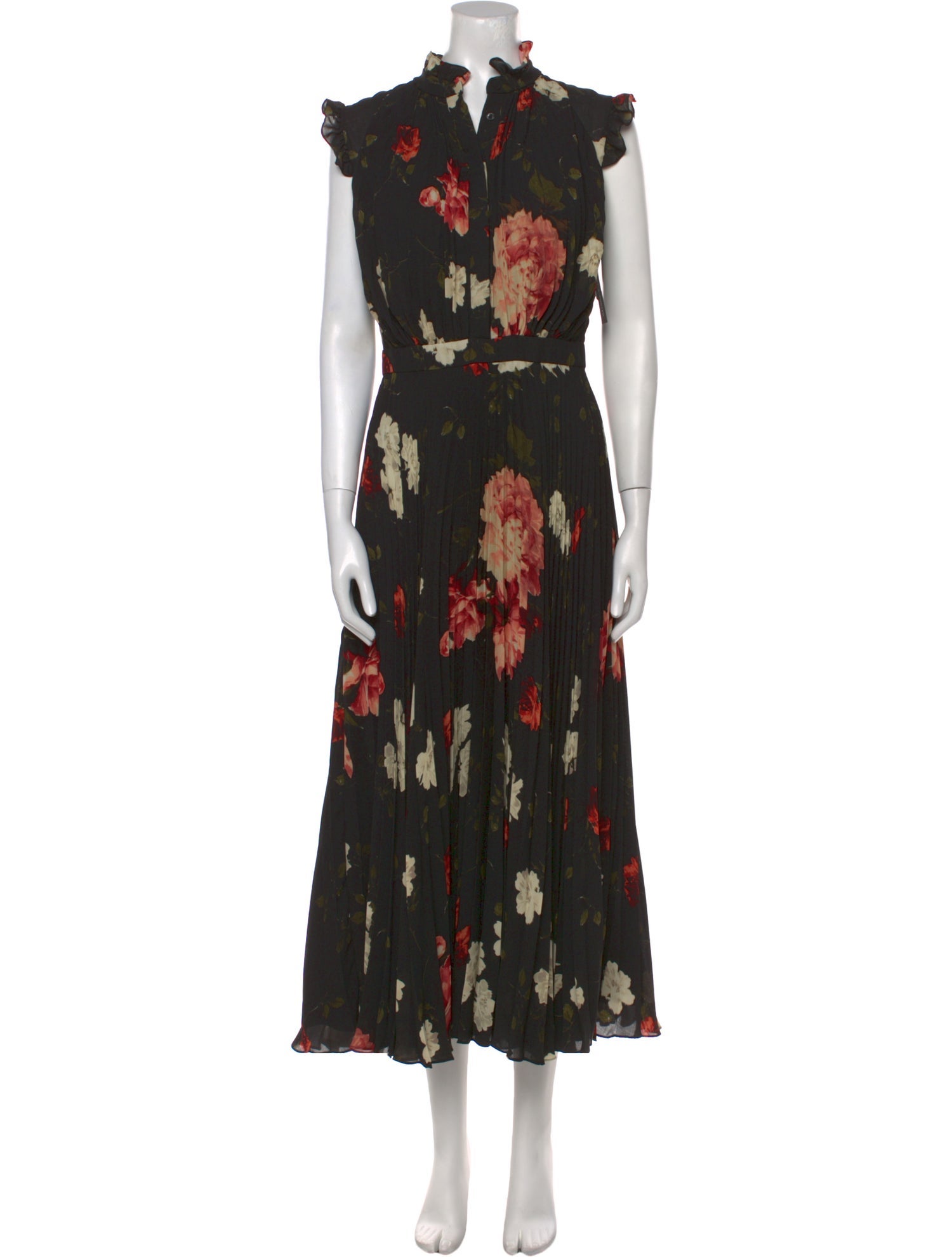 Erdem Floral Print Long Dress