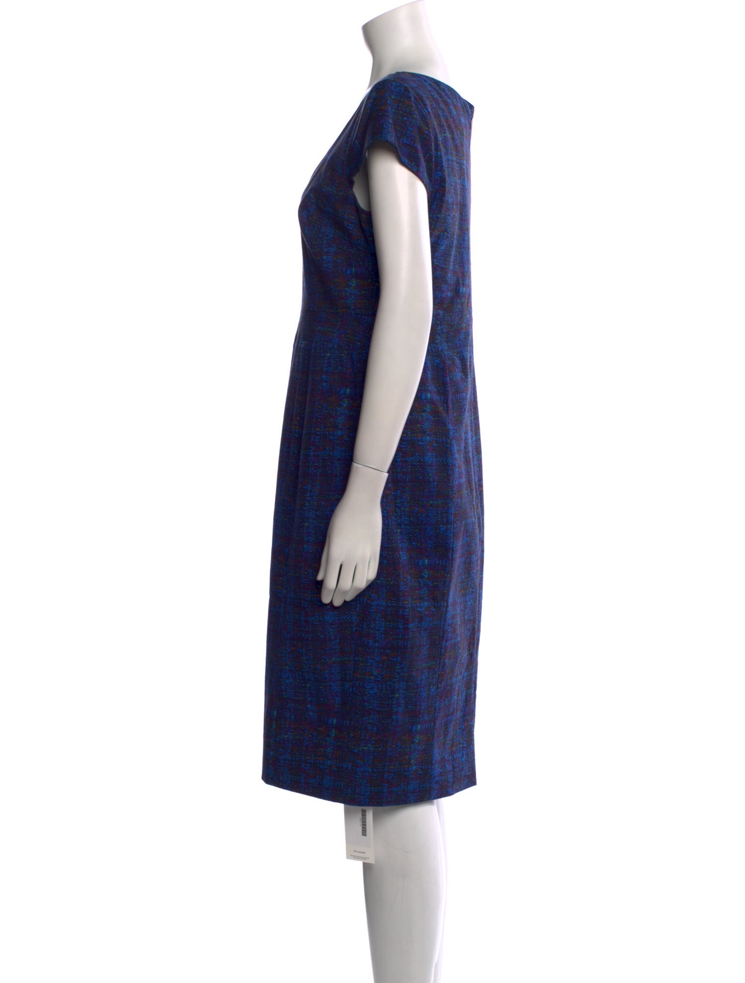 Erdem Plaid Print Knee-Length Dress